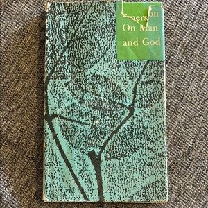Emerson On Man and God Book Copyright 1961 Thoughts Collected Essays & Journals